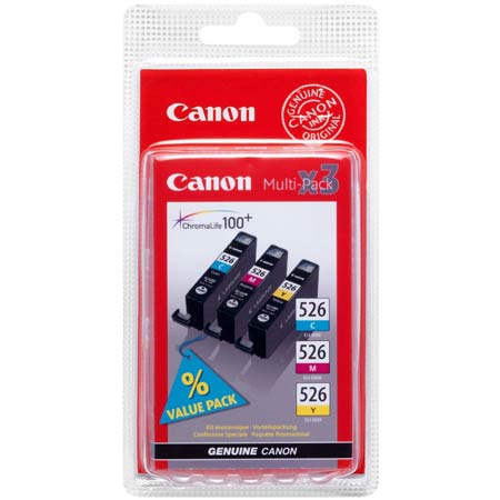 10 Cartouches D'encre Compatibles Canon PGI525 CLI526 - Pour Pixma MG5250, Neuves