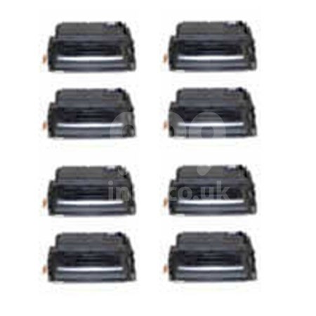 Product image for 999inks Compatible Eight Pack HP 38A High Capacity Laser Toner Cartridges - Small