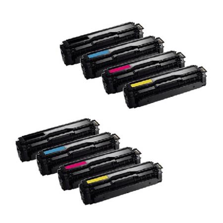 Product image for 999inks Compatible Multipack Samsung CLT-K/Y504S 2 Full Sets Laser Toner Cartridges - Small