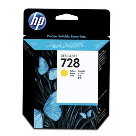 Product image for HP 728 Yellow Original High Capacity Ink Cartridge (F9J65A) - Small