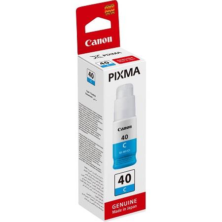 Product image for Canon GI-40C (3400C001) Cyan Original Ink Bottle - Small