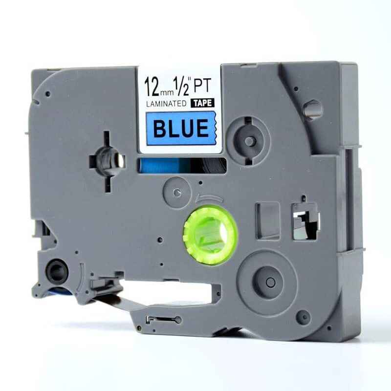 Product image for 999inks Compatible Brother TZe-531 P-Touch Label Tape (12mm x 8m) Black On Blue - Small