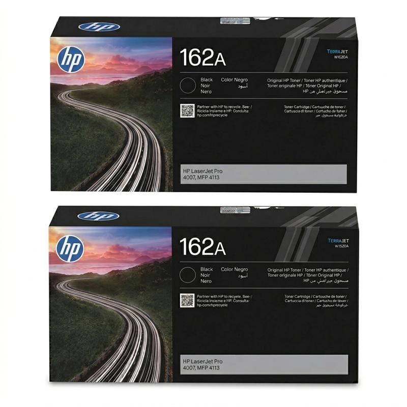 Product image for HP 162A/W1620A Black Original Standard Capacity Laser Toner Cartridges Twin Pack - Small