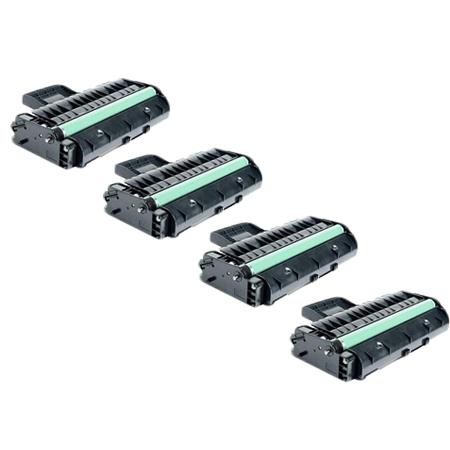 Product image for 999inks Compatible Quad Pack Ricoh 407246 Black High Capacity Laser Toner Cartridges - Small