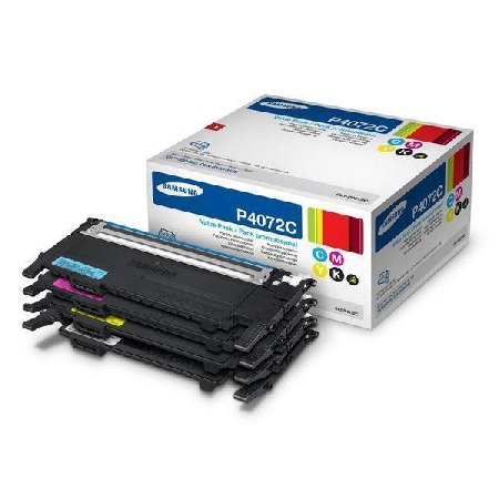 Product image for Samsung CLT-P4072C Original  Toner Cartridges - 4 Pack BK/C/M/Y - Small