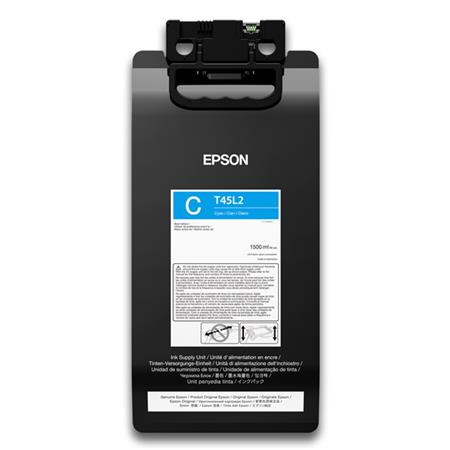 Product image for Epson T45L2 (T45L200) Cyan Original UltraChrome GS3 Ink Cartridge (1.5L) - Small