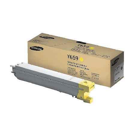 Product image for Samsung CLT-Y659S Original Yellow Toner Cartridge - Small