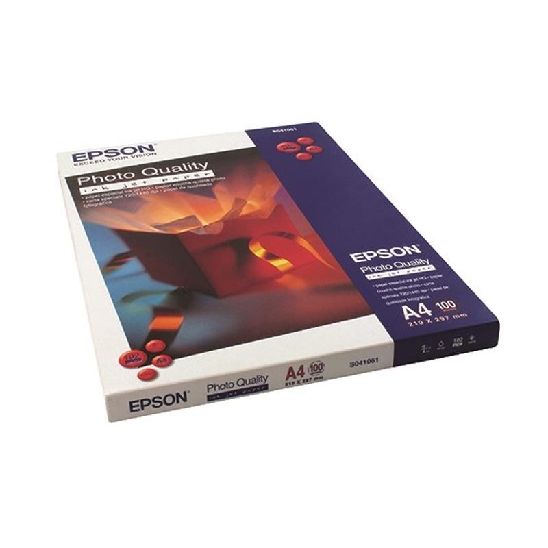 Product image for Epson Photo Quality Inkjet Paper 105 Gsm A4 (100 Sheets) - Small