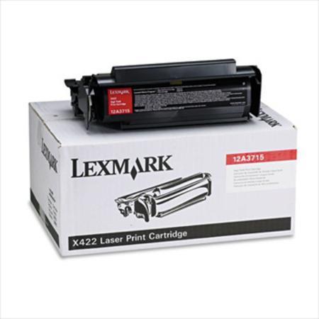 Product image for Lexmark 12A3715 Black Original Toner Cartridge - Small