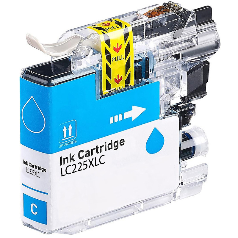 Product image for 999inks Compatible Brother LC225XLC Cyan High Capacity Inkjet Printer Cartridge - Small