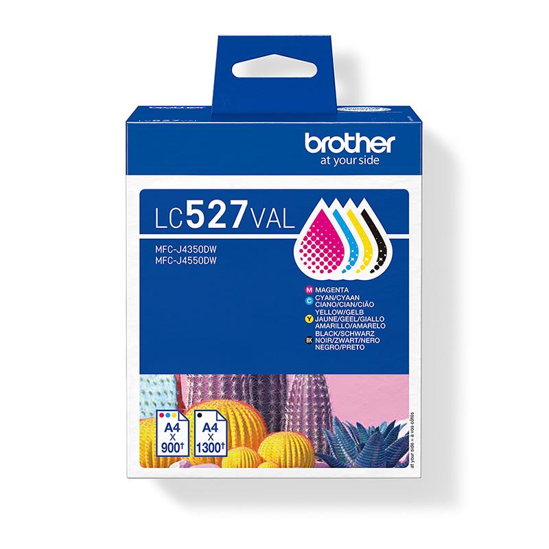 Product image for Brother LC527VAL BK/C/M/Y Original Multipack Standard Capacity Ink Cartridges - Small