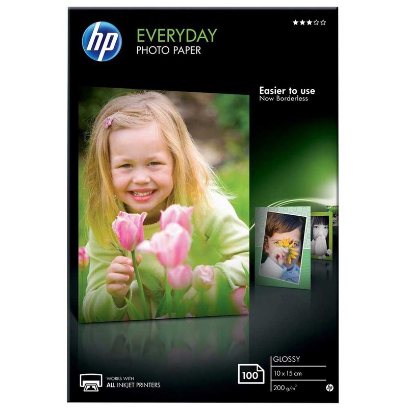 Product image for HP CR757A Everyday Glossy Photo Paper 10 x 15cm 200gsm (100 sheets) - Small