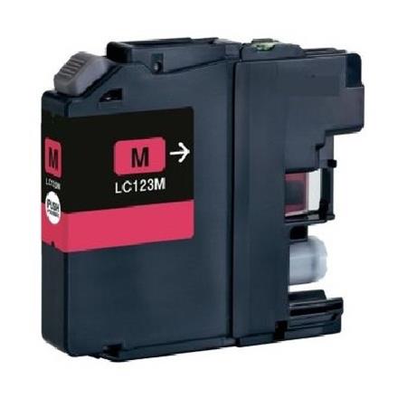 Product image for 999inks Compatible Brother LC123M Magenta Inkjet Printer Cartridge - Small