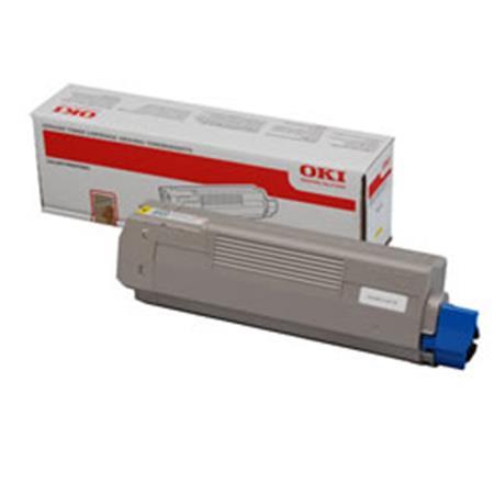 Product image for OKI 44059165 Yellow Original Standard Capacity Toner Cartridge - Small