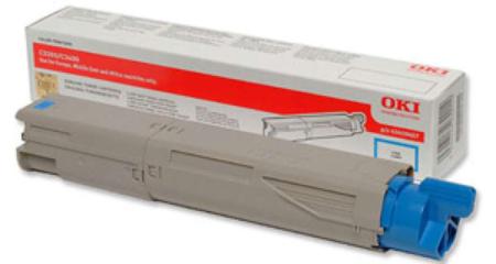 Product image for OKI 44059211 Cyan Original Toner Cartridge - Small