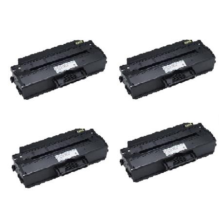 Product image for 999inks Compatible Quad Pack Dell 593-11109 Black High Capacity Laser Toner Cartridges - Small