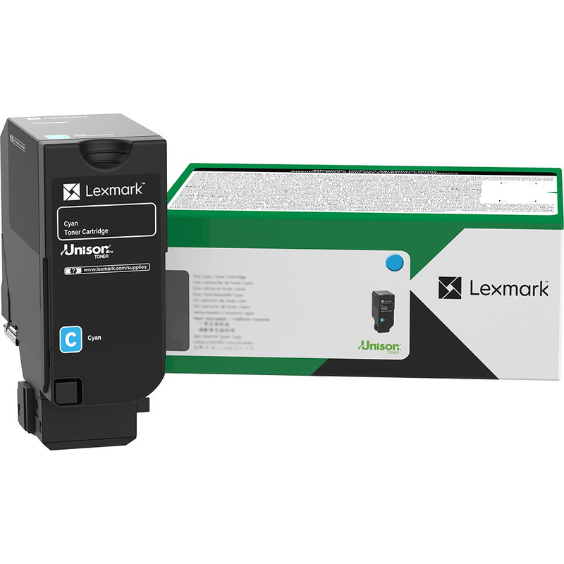 Product image for Lexmark 71C20C0 Cyan Original Standard Capacity Return Programme Toner Cartridge - Small