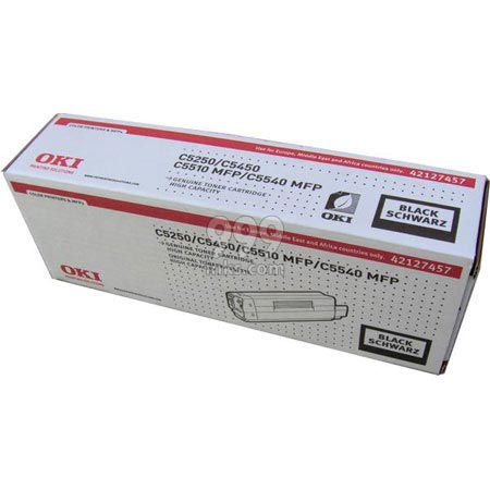 Product image for OKI 42127457 Black Original High Capacity Toner Cartridge - Small
