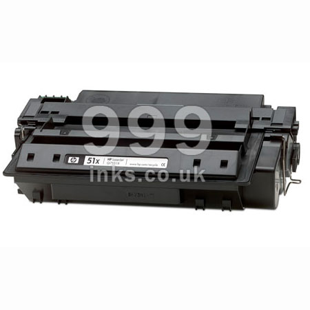 Product image for 999inks Compatible Black HP 51X Laser Toner Cartridge (Q7551X) - Small