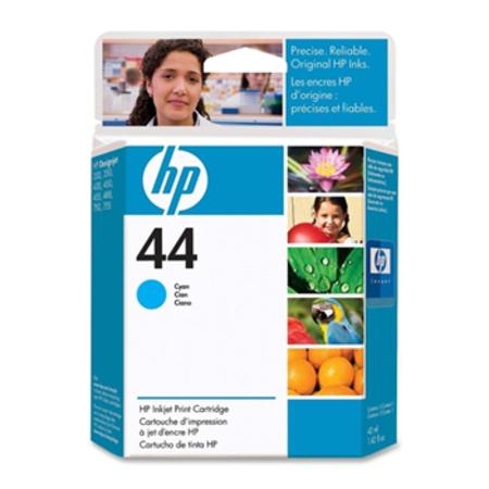 Product image for HP 44 Cyan Original Inkjet Print Cartridge (51644C) - Small