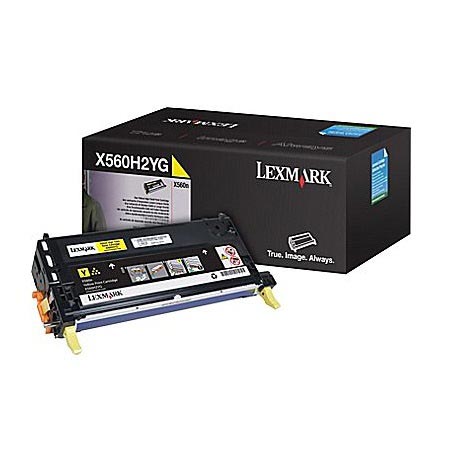 Product image for Lexmark  X560H2YG Yellow Original High Capacity Toner Cartridge - Small