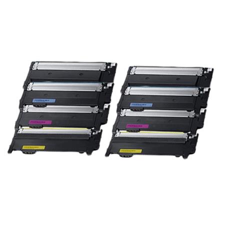 Product image for 999inks Compatible Multipack Samsung CLT-K404S 2 Full Sets Laser Toner Cartridges - Small