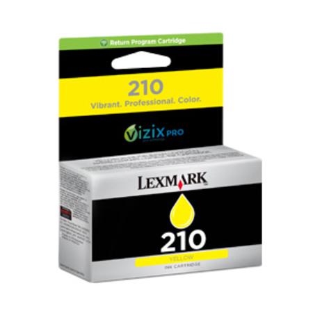 Product image for Lexmark No.210 Yellow Original Standard Capacity Return Program Ink Cartridge - Small