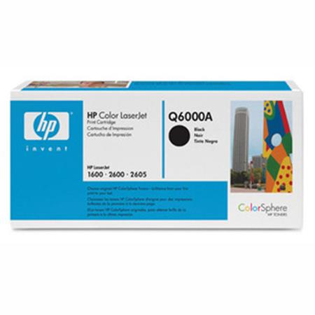 Product image for HP 124A Black Original Toner Cartridge with Smart Printing Technology (Q6000A) - Small
