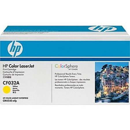 Product image for HP 646A Yellow Original Laserjet Toner Cartridge (CF032A) - Small