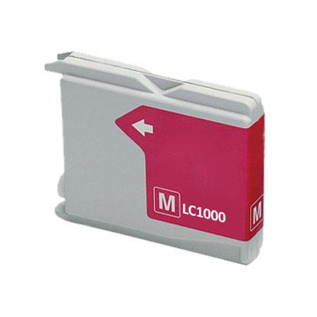 Product image for 999inks Compatible Brother LC1000M Magenta Inkjet Printer Cartridge - Small