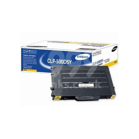 Product image for Samsung CLP-500D5Y Yellow Original Toner Cartridge - Small
