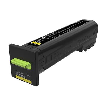 Product image for Lexmark 82K2HY0 Yellow Original High Capacity Return Programme Toner Cartridge - Small