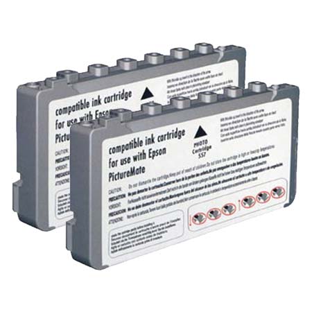 Product image for 999inks Compatible Twin Pack Epson T5570 Inkjet Printer Cartridges - Small