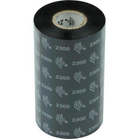 Product image for Zebra 02300BK11030 Original Wax Printer Ribbon 2300 (110mm x 300m) - Small