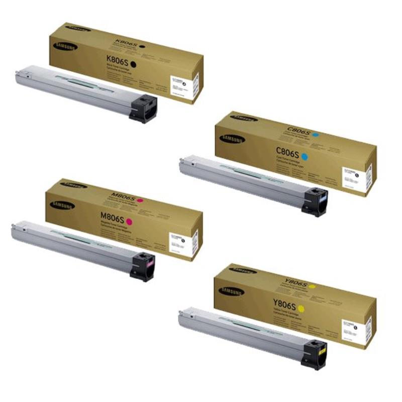 Product image for Samsung CLT-K/Y806S Full Set Original Toners - Small