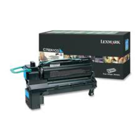 Product image for Lexmark C792A1CG Original Cyan Return Program Toner Cartridge - Small