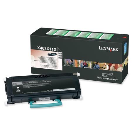 Product image for Lexmark X463X11G Black Original Extra High Capacity Toner Cartridge - Small
