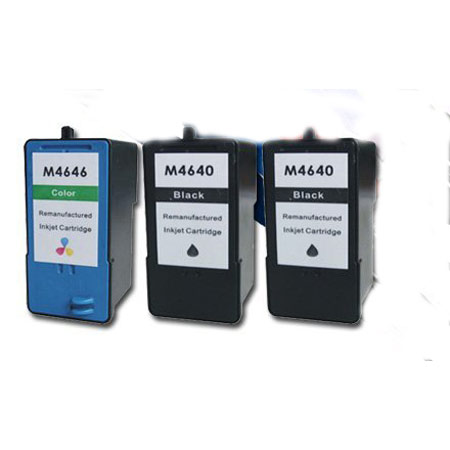 Product image for 999inks Compatible Multipack Dell M4640/M4646 1 Full Set + 1 Extra Black Inkjet Printer Cartridges - Small