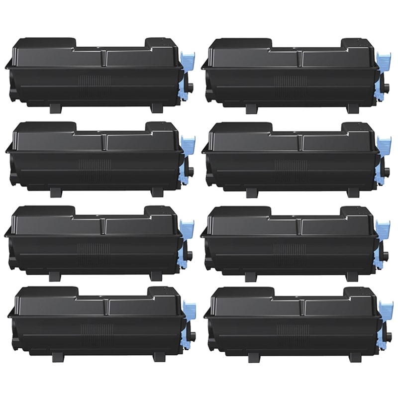 Product image for 999inks Compatible Eight Pack Kyocera TK-3410 Black Laser Toner Cartridges - Small