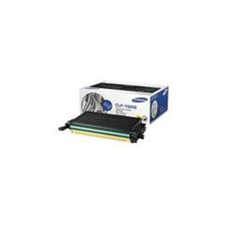 Product image for Samsung CLP-Y660B Yellow Original High Capacity Laser Toner Cartridge - Small