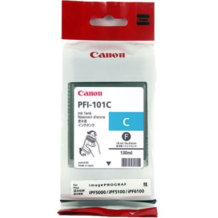 Product image for Canon PFI-101C Cyan Original Ink Cartridge - Small
