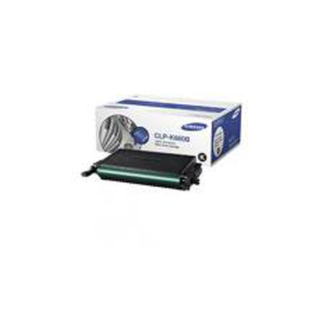 Product image for Samsung CLP-K660B Black Original High Capacity Laser Toner Cartridge - Small