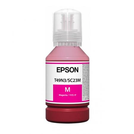 Product image for Epson T49N3 (T49N300) Magenta Original Dye Sublimation Ink Bottle (140ml) - Small