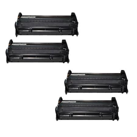 Product image for 999inks Compatible Quad Pack HP 26A Black Standard Capacity Laser Toner Cartridges - Small