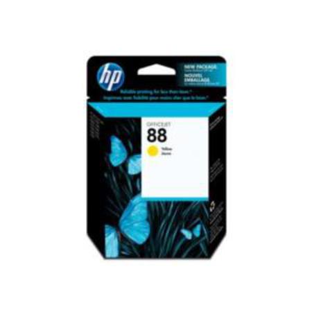 Product image for HP 88 Yellow Original Inkjet Cartridge with Vivera Ink (C9388AE) - Small