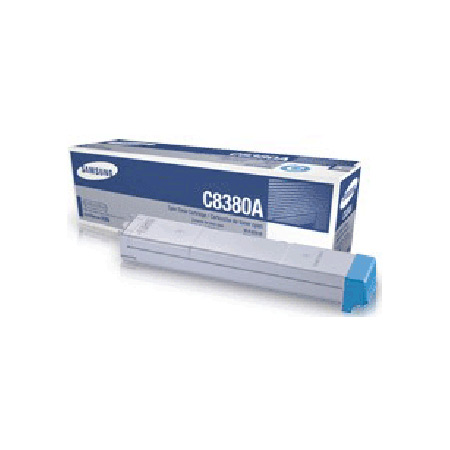 Product image for Samsung CLX-C8380A Cyan Toner Cartridge - Small