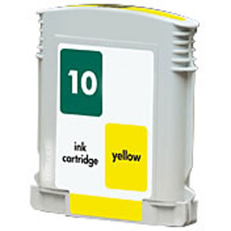 Product image for 999inks Compatible Yellow HP 10 Inkjet Printer Cartridge - Small