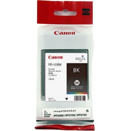 Product image for Canon PFI-103BK Black Original Ink Cartridge - Small