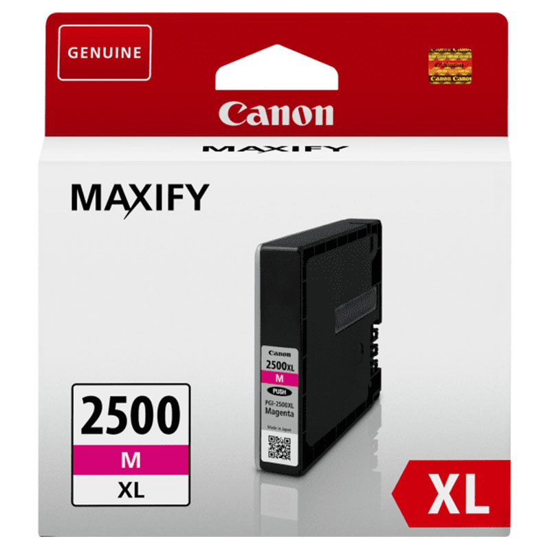Product image for Canon PGI-2500XLM Magenta Original High Capacity Ink Cartridge - Small