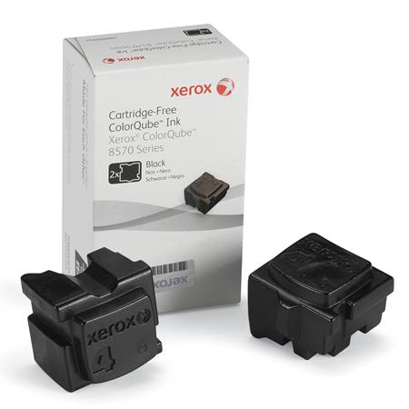 Product image for Xerox 108R00934 Black Original 2 Sticks Ink Cartridge (8570) - Small